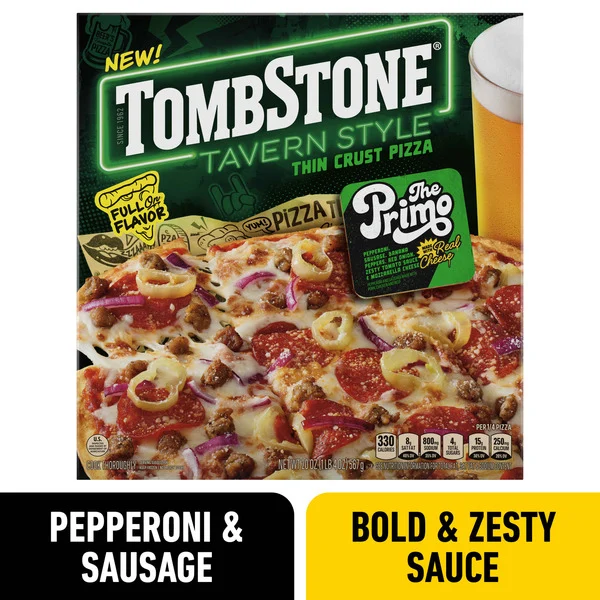 Tombstone Tavern Style Thin Crust Primo 20 Oz Tombstone Tavern Style Thin Crust Primo 20 Oz