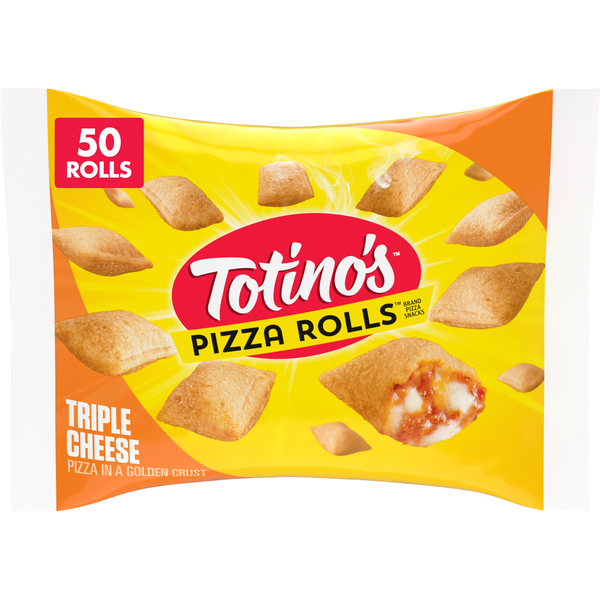 Totino's Triple Cheese Pizza Rolls 50 Each 24.8 Oz