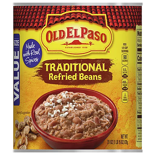 Traditional Refried Beans 31 Oz Traditional Refried Beans 31 Oz
