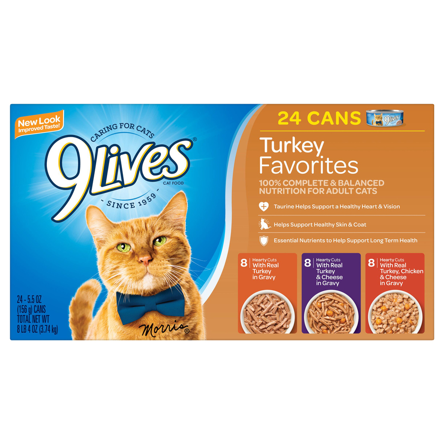 TurkeyFavoritesAdultCatTwentyFour5.5OzCans
