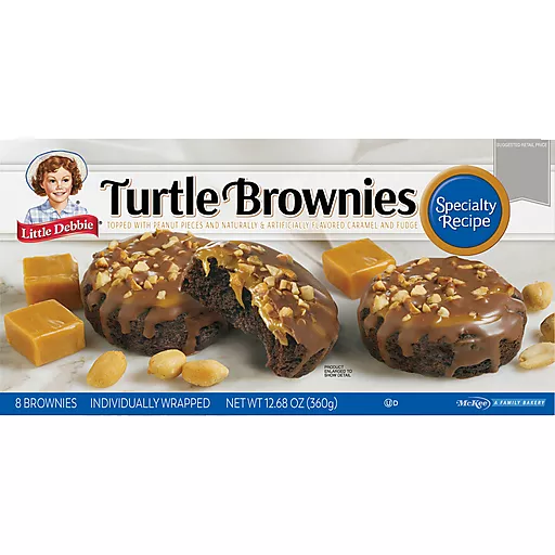 Turtle Brownies Specialty Recipe 8 Each 12.68 Oz