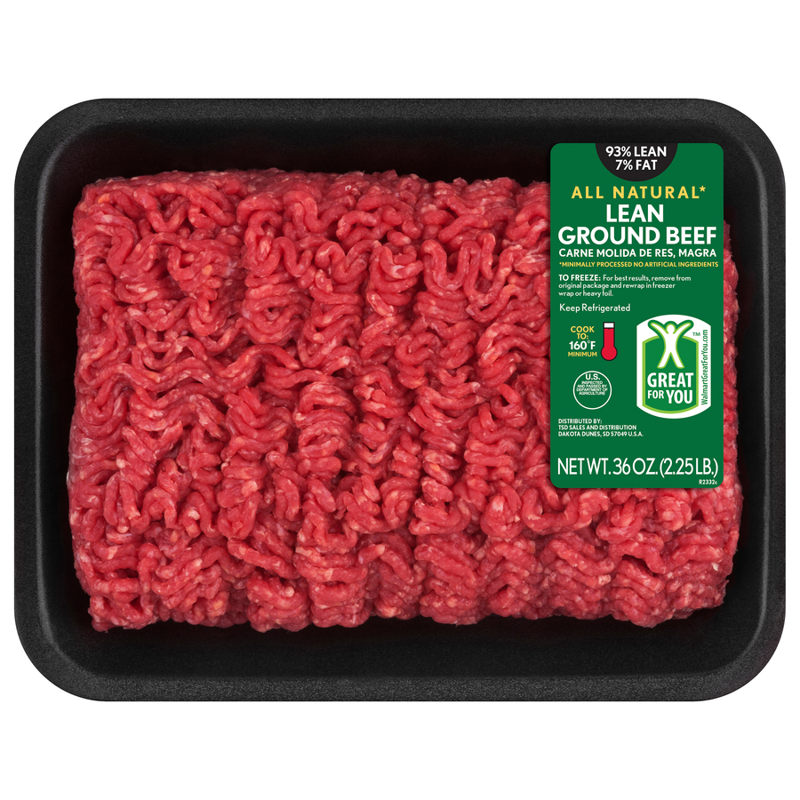 TysonAllNaturalLean93Lean7FatLeanGroundBeef2.25LB TysonAllNaturalLean93Lean7FatLeanGroundBeef2.25LB
