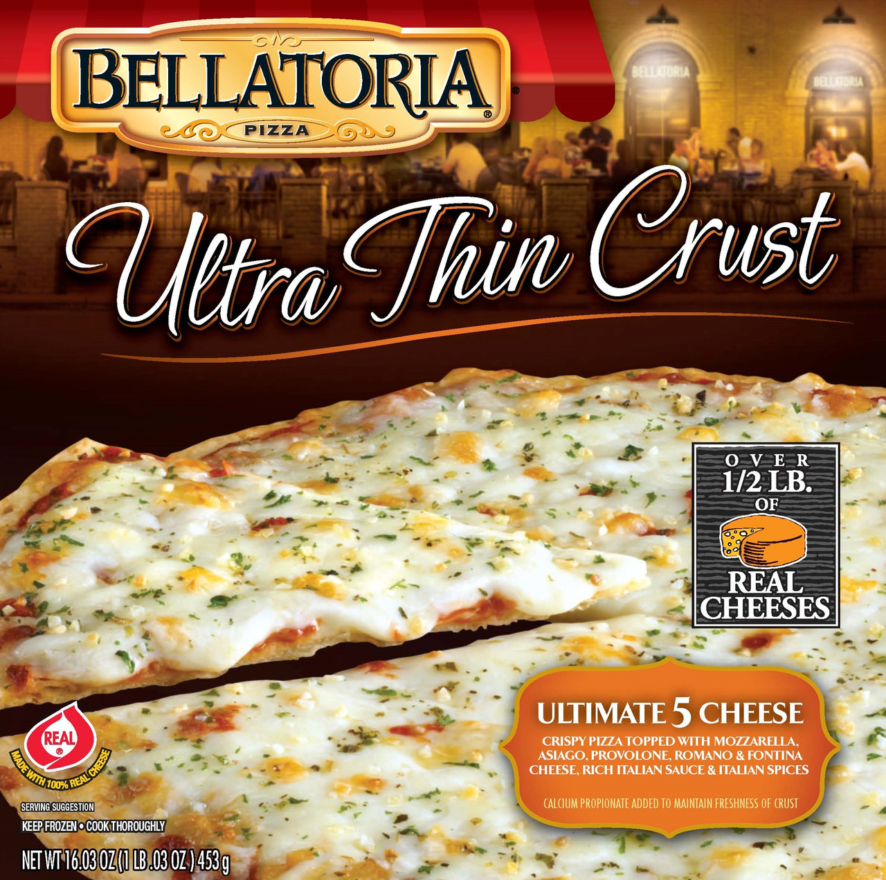 Ultimate Five Cheese Ultra-Thin 16.03 Oz Ultimate Five Cheese Ultra-Thin 16.03 Oz
