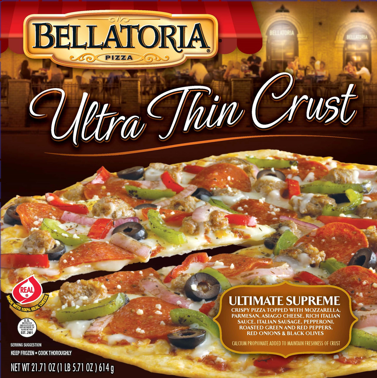 Ultimate Supreme Ultra-Thin Crust 21.71 Oz Ultimate Supreme Ultra-Thin Crust 21.71 Oz