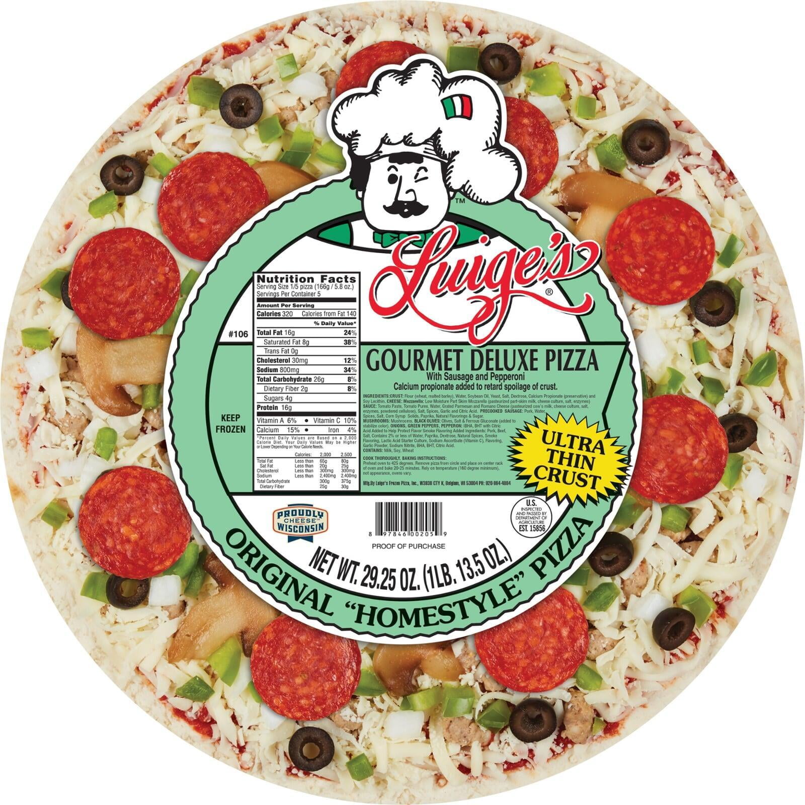 Ultra-Thin Crust Homestyle Gourmet Deluxe 29.25 Oz Ultra-Thin Crust Homestyle Gourmet Deluxe 29.25 Oz