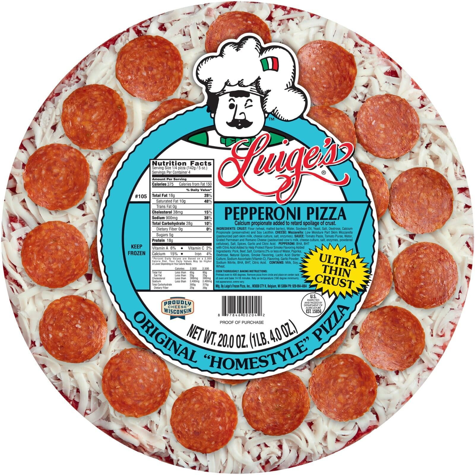 Ultra-Thin Crust Homestyle Pepperoni Pizza 20.0 Oz Ultra-Thin Crust Homestyle Pepperoni Pizza 20.0 Oz