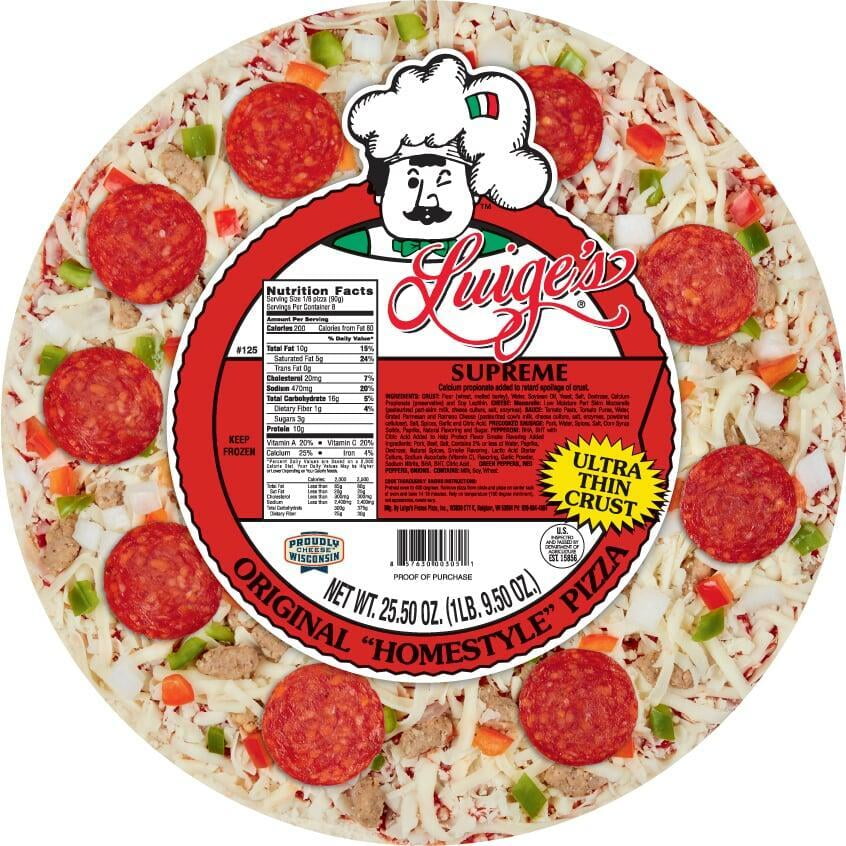 Ultra-Thin Homestyle Supreme Pizza 25.50 Oz Ultra-Thin Homestyle Supreme Pizza 25.50 Oz