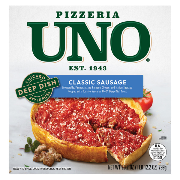 Uno Classic Sausage Deep Dish Pizza 28.2 Oz