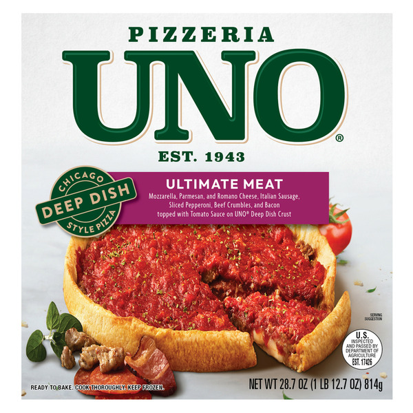 Uno Ultimate Meat Deep Dish Pizza 28.7 Oz