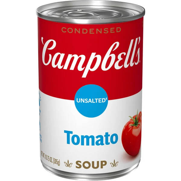 Campbell's Unsalted Tomato Soup 10.75 Oz