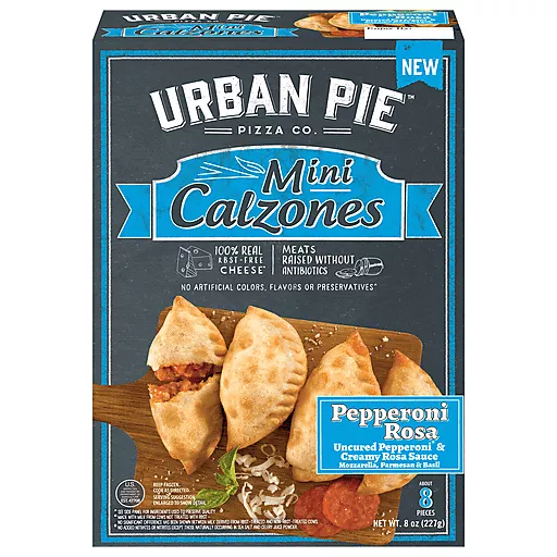 UrbanPieMiniCalzonesPepperoniRosa8Oz UrbanPieMiniCalzonesPepperoniRosa8Oz
