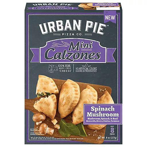 UrbanPieMiniCalzonesSpinachMushroom8Oz UrbanPieMiniCalzonesSpinachMushroom8Oz