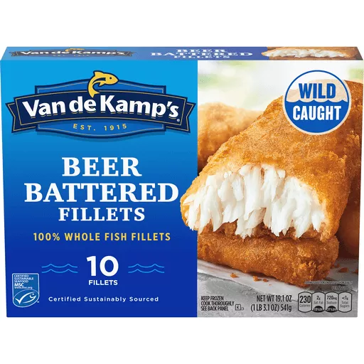 VandeKampsBeerBatteredFishFillets10Each19.1Oz VandeKampsBeerBatteredFishFillets10Each19.1Oz