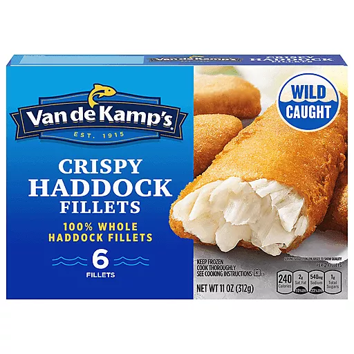 VandeKampsCrispyWildCaughtHaddockFillets6Each11Oz VandeKampsCrispyWildCaughtHaddockFillets6Each11Oz