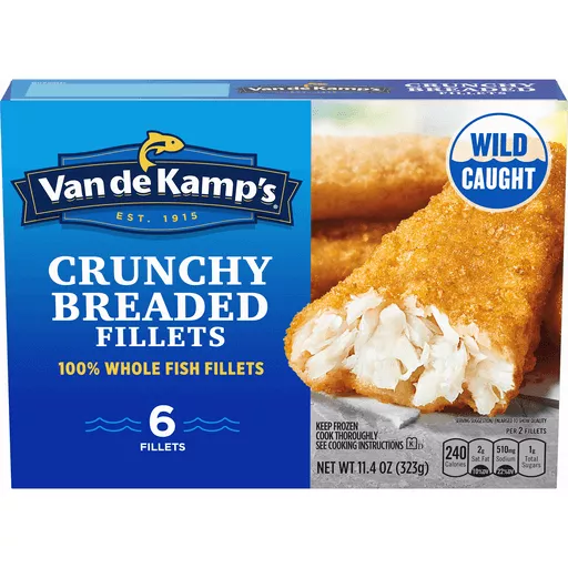 VandeKampsCrunchyBreadedFishFillets6Each11.4Oz VandeKampsCrunchyBreadedFishFillets6Each11.4Oz