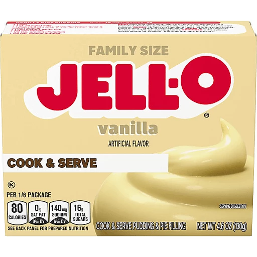 Vanilla Cook & Serve Pudding Pie Filling 4.6 Oz