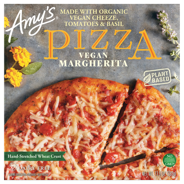 Amy's Organic Vegan Margherita Pizza 13.5 Oz