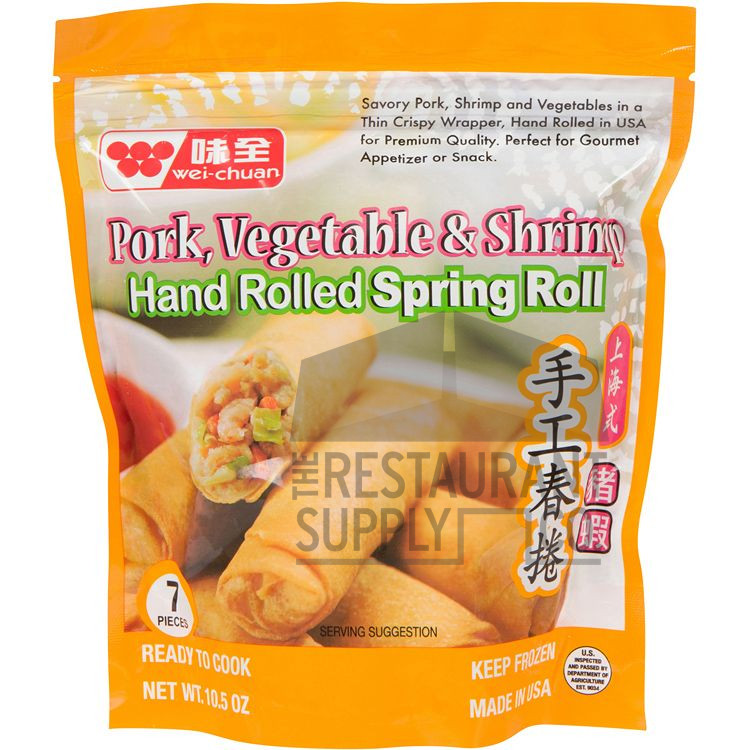 Wei Chuan Vegetable & Shrimp Spring Rolls 10 Oz Wei Chuan Vegetable & Shrimp Spring Rolls 10 Oz