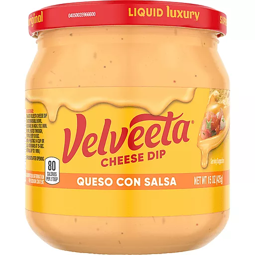 Velveeta Queso Con Salsa Cheese Dip 15 Oz