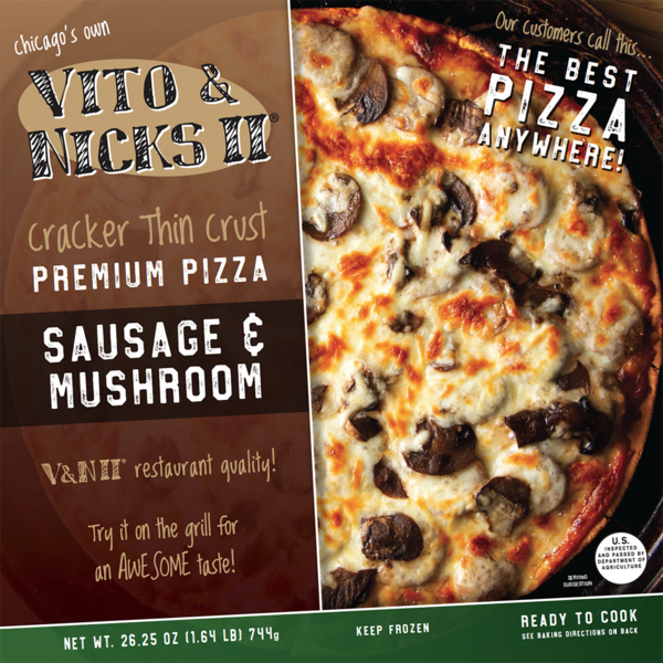 Vito & Nicks Thin Sausage Mushroom 26.25 Oz