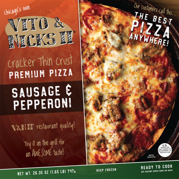 Vito & Nicks Thin Sausage & Pepperoni 26.35 Oz