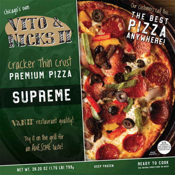 Vito & Nicks Thin Supreme Pizza 28.20 Oz