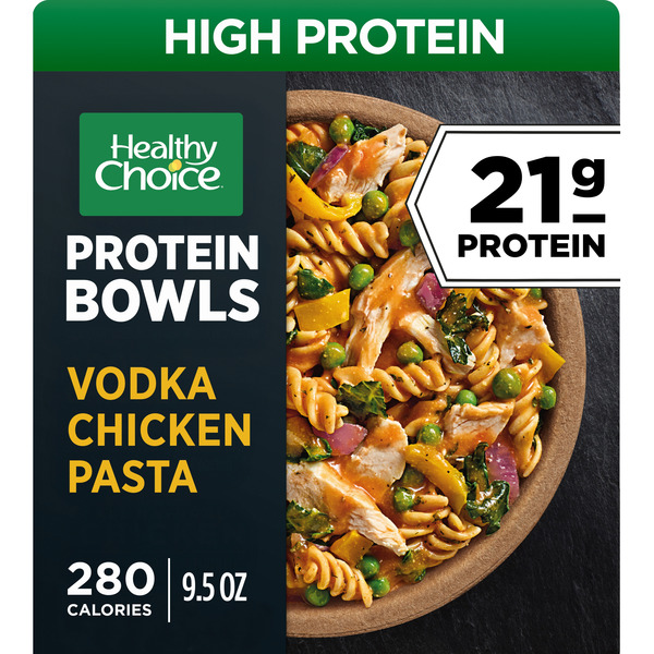 Healthy Choice Vodka Chicken Pasta Protein Bowl 9.5 Oz