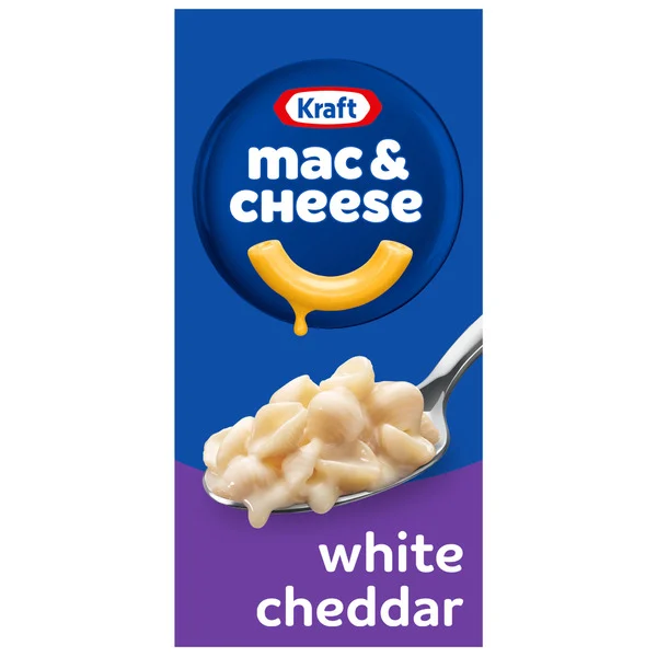 Kraft White Cheddar Mac & Cheese 7.3 Oz Kraft White Cheddar Mac & Cheese 7.3 Oz