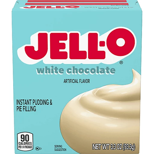White Chocolate Instant Pudding Pie Filling 3.3 Oz