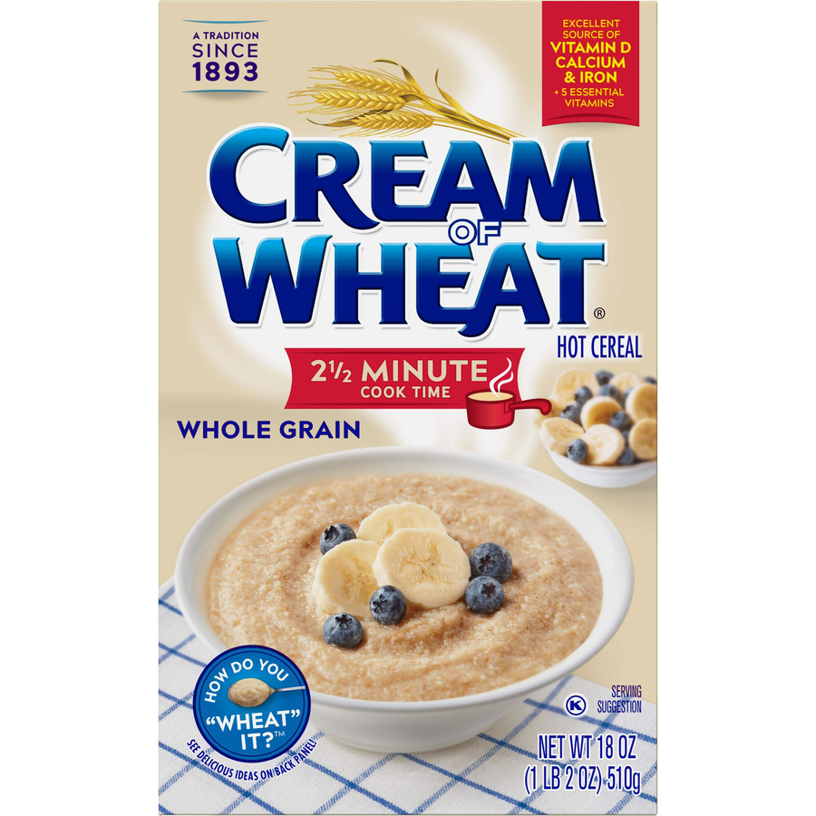 Whole Grain Hot Cereal 2.5 Minute Cook Time 18 Oz Whole Grain Hot Cereal 2.5 Minute Cook Time 18 Oz