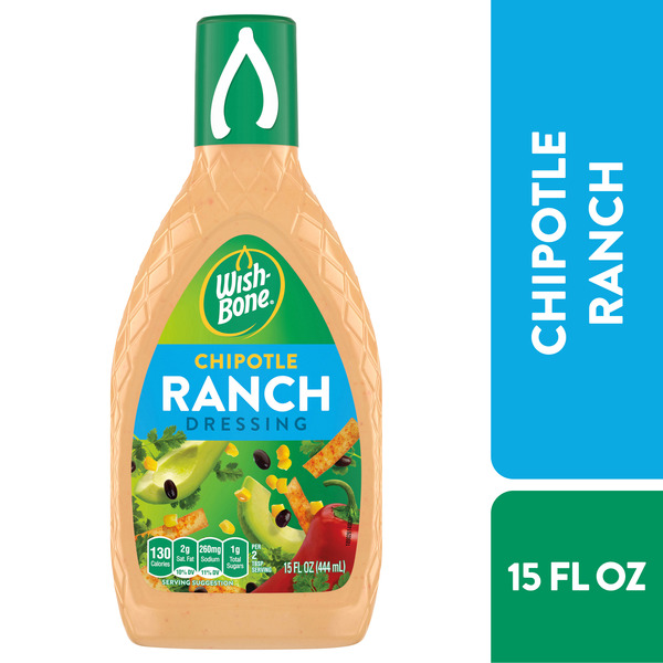 Wishbone Chipotle Ranch Dressing 15 FL Oz