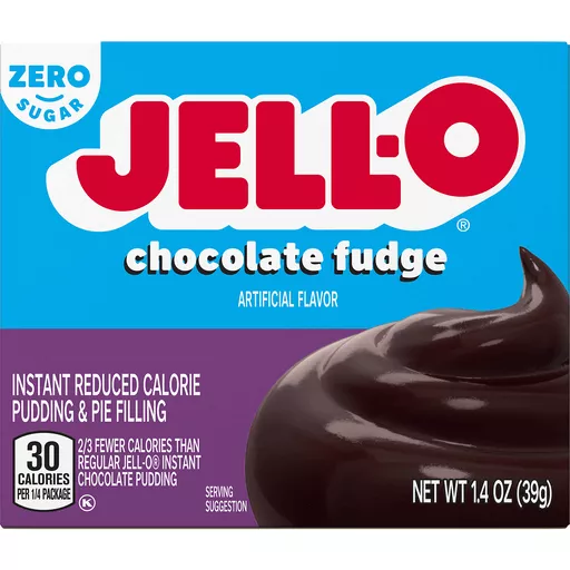 Zero Sugar Chocolate Fudge Instant Pudding Pie Filling 1.4 Oz