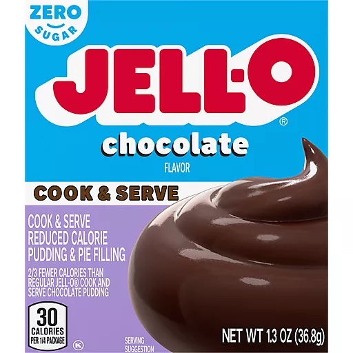 Zero Sugar Chocolate Pudding Pie Filling 1.3 Oz