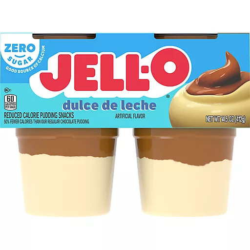 Zero Sugar Dulce De Leche Pudding 4 Pack 14.5 Oz