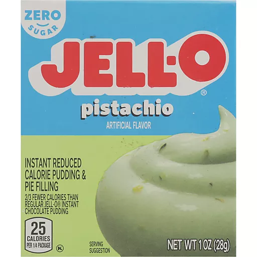 Zero Sugar Pistachio Instant Pudding Pie Filling 1 Oz