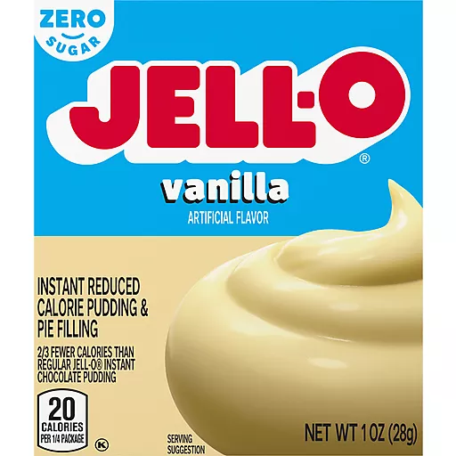 Zero Sugar Vanilla Instant Pudding & Pie Filling 1 Oz