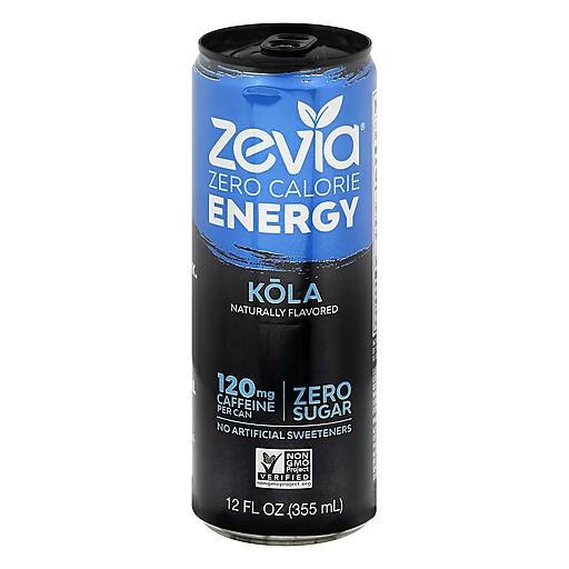 Zevia Kola Zero Calorie Energy 12 FL Oz Zevia Kola Zero Calorie Energy 12 FL Oz