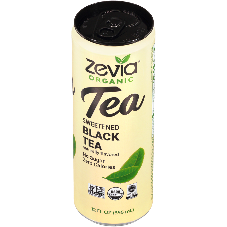 Zevia Organic Sweetened Black Tea 12 FL Oz Zevia Organic Sweetened Black Tea 12 FL Oz